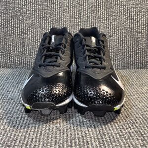 Nike Vapor Baseball Cleats Mens Size 11 Black White Volt Molded Fastflex New